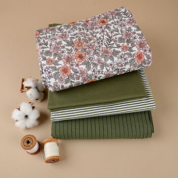 VINTAGE FLORALS  - RIBBAD 