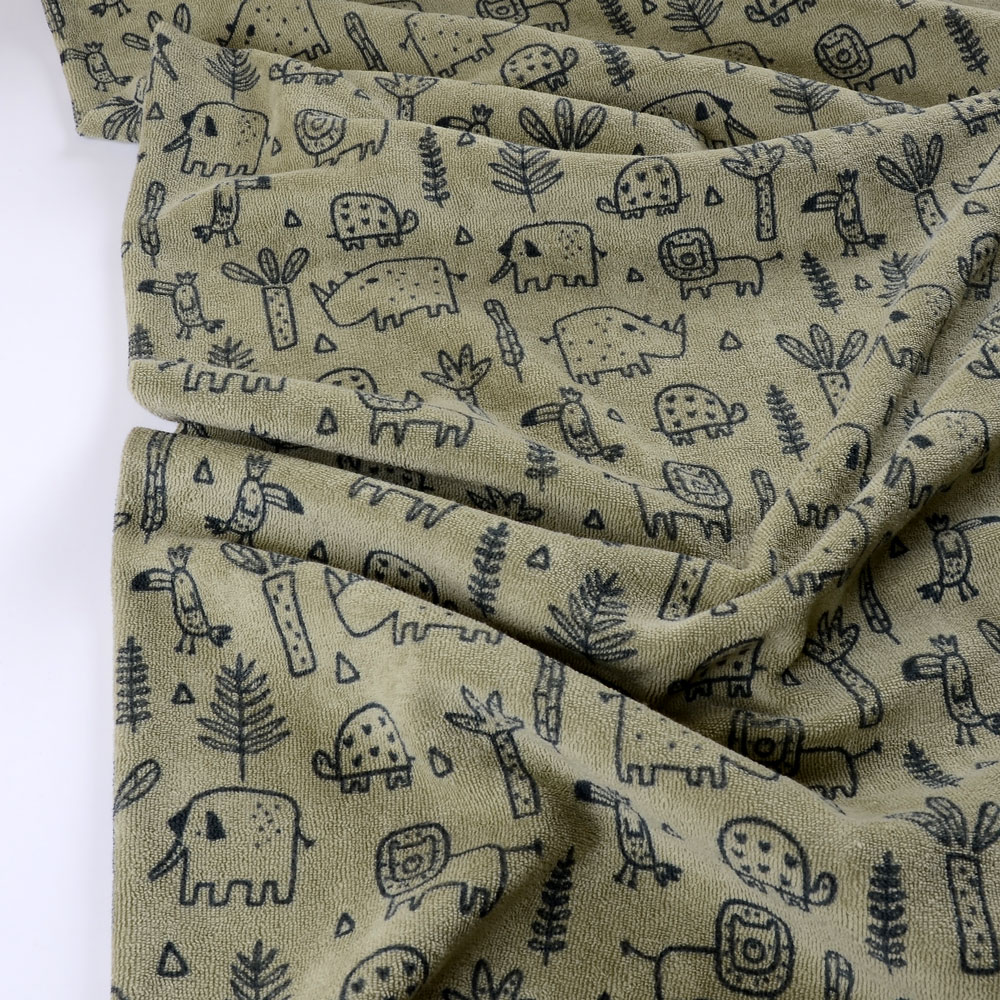 TERRYCLOTH - SAFARI GREEN - 2