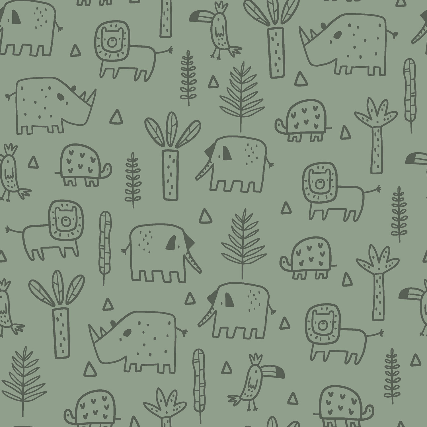 TERRYCLOTH - SAFARI GREEN - 3