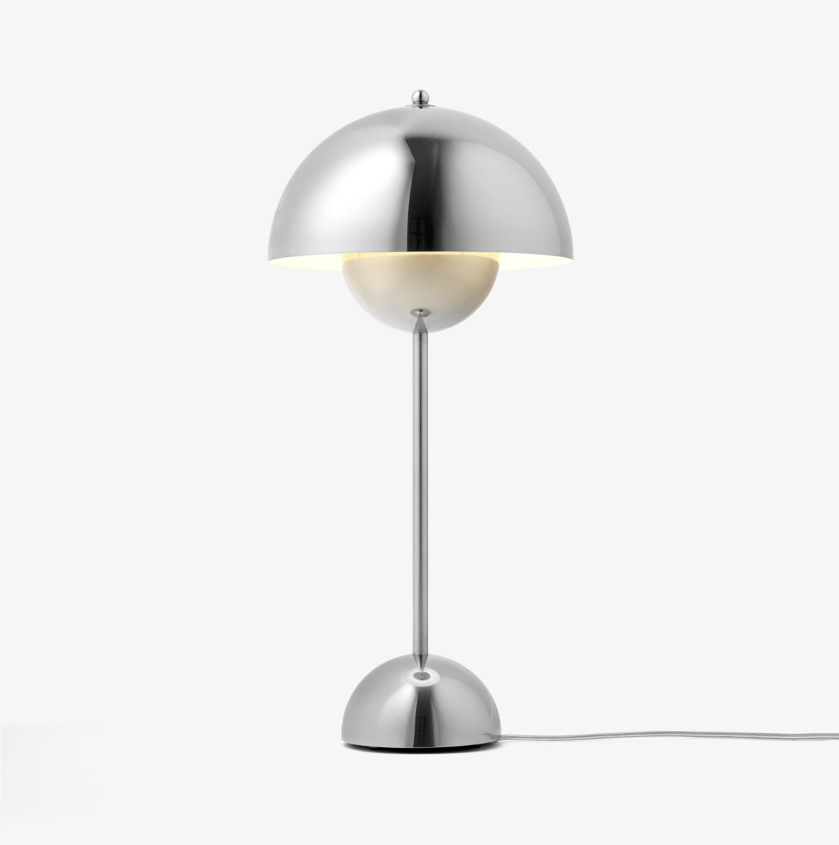 Flowerpot Bordslampa VP3, Chrome