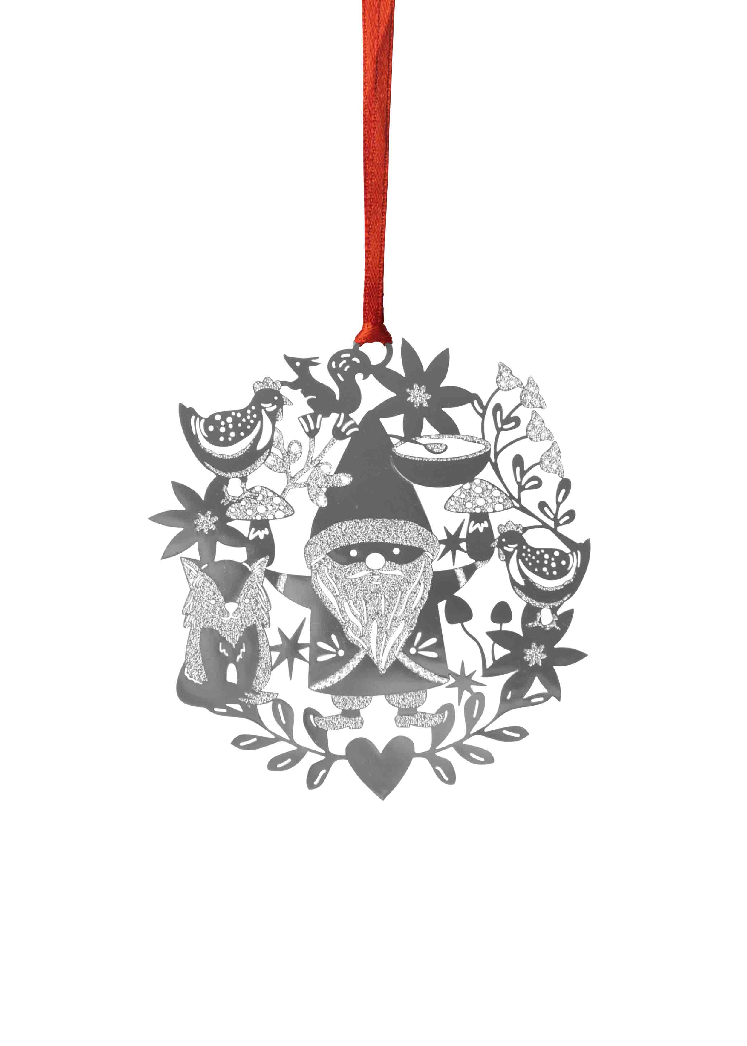 HANGING DECORATION FOX & SANTA - 3