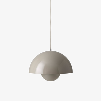 Flowerpot Pendant VP7 Grå Beige