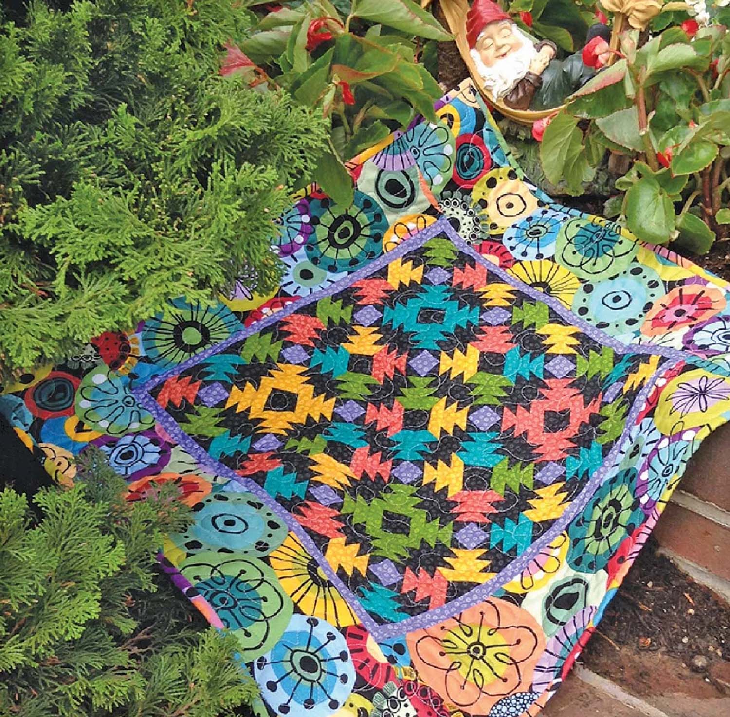 Mönster: Petite Pineapple Garden - Miniquilt eller Duk