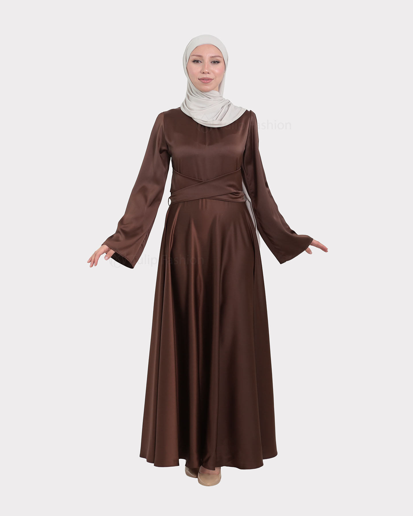 Party dress - Brown - 2