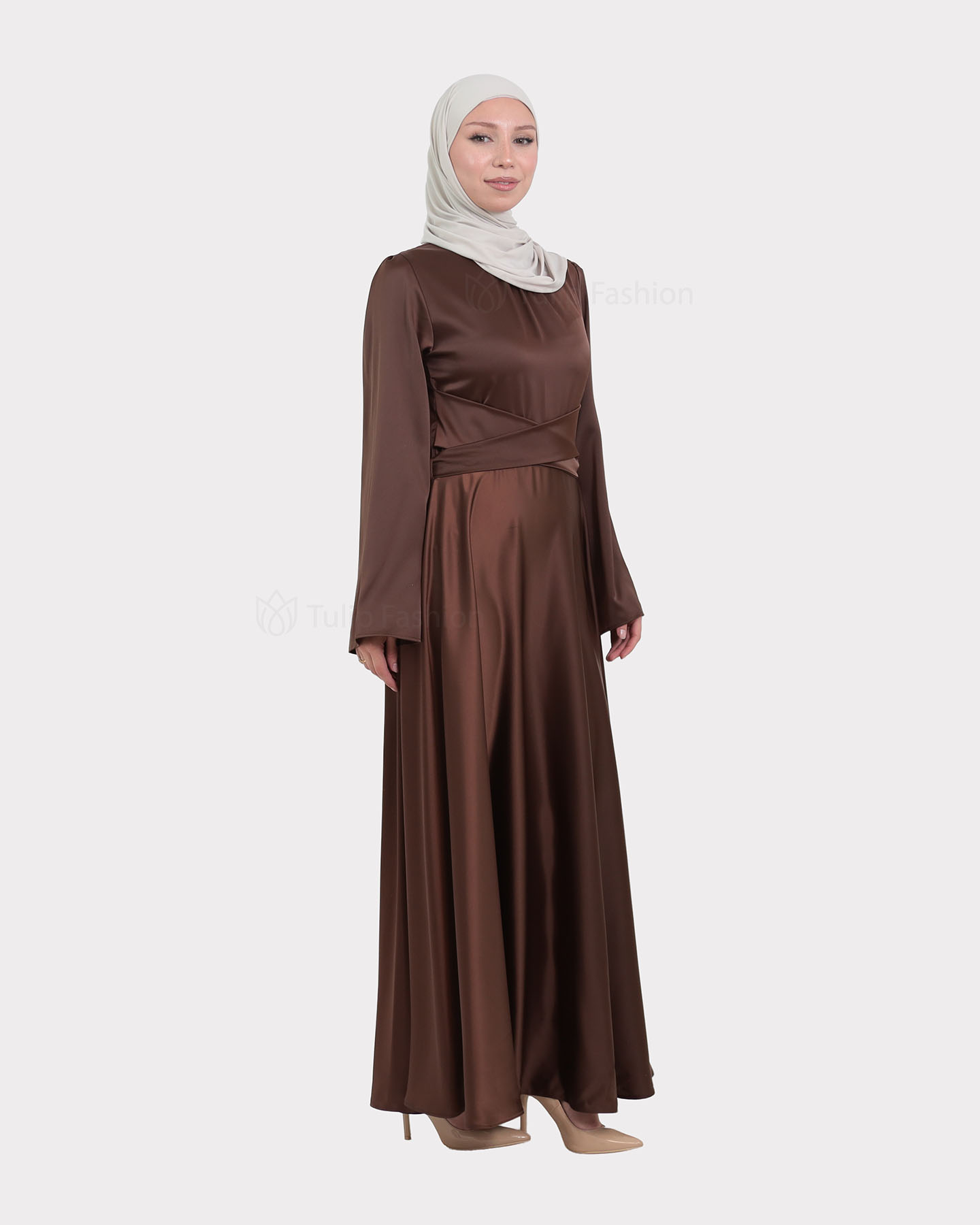 Party dress - Brown - 4