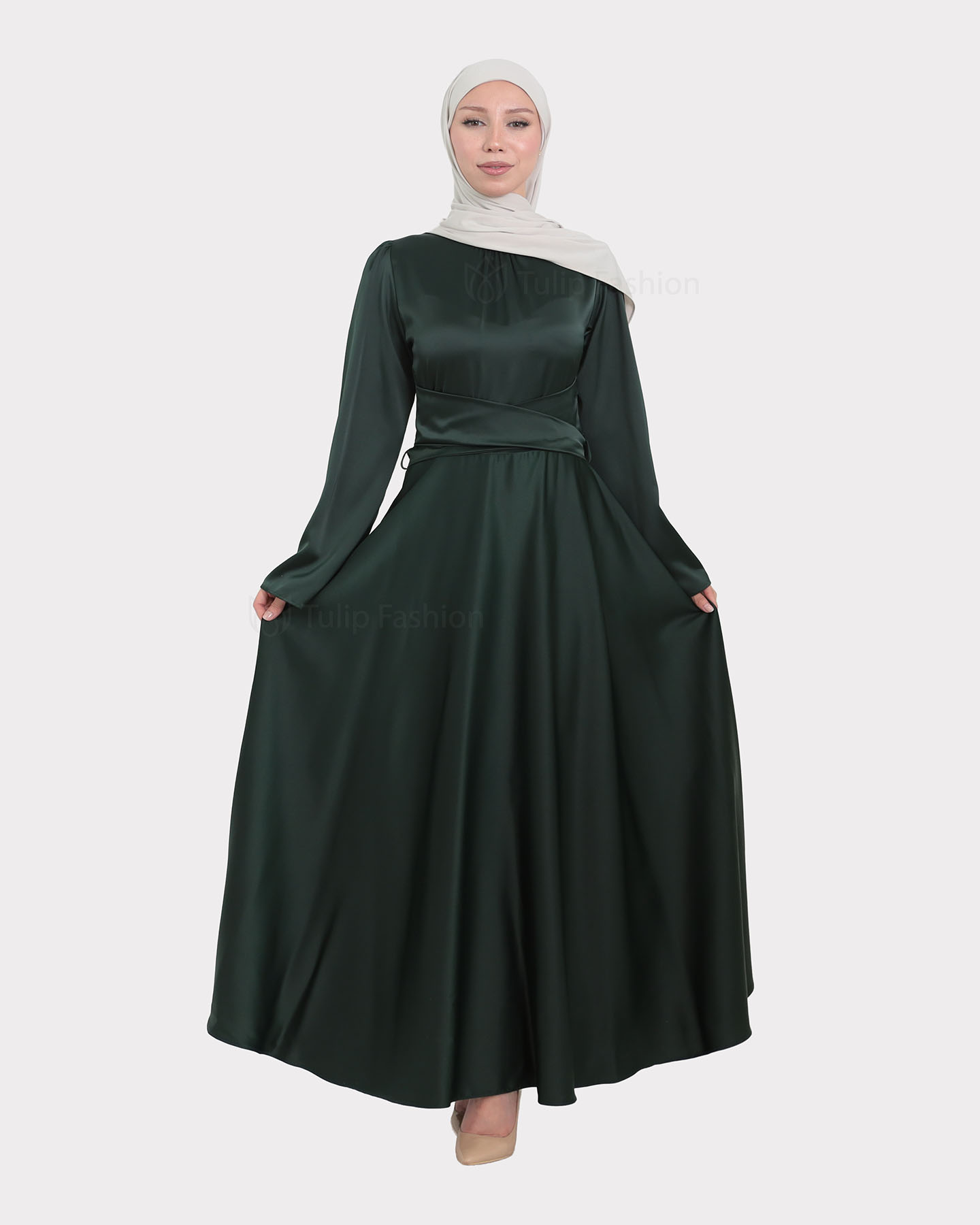 Party dress - Green - 7