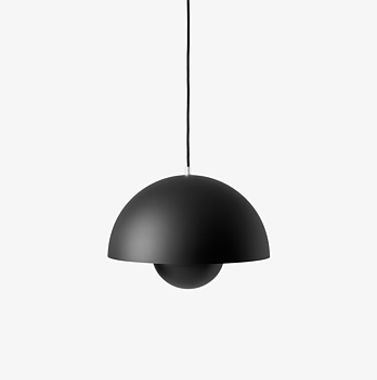  Flowerpot Pendant VP7 Matt Svart