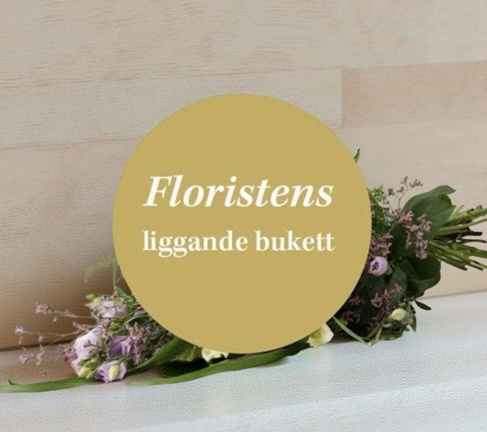 Floristens val liggande buket