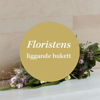 Floristens val liggande buket