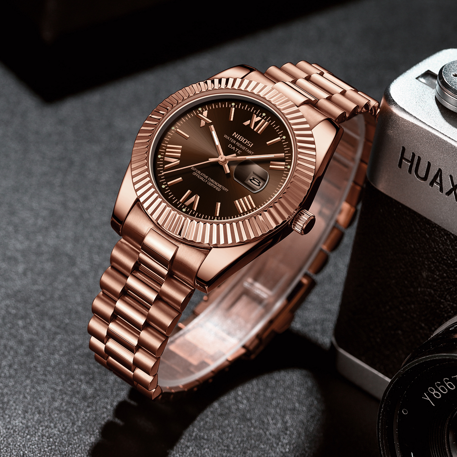Nibosi Valenza Rose Gold Brown - 6