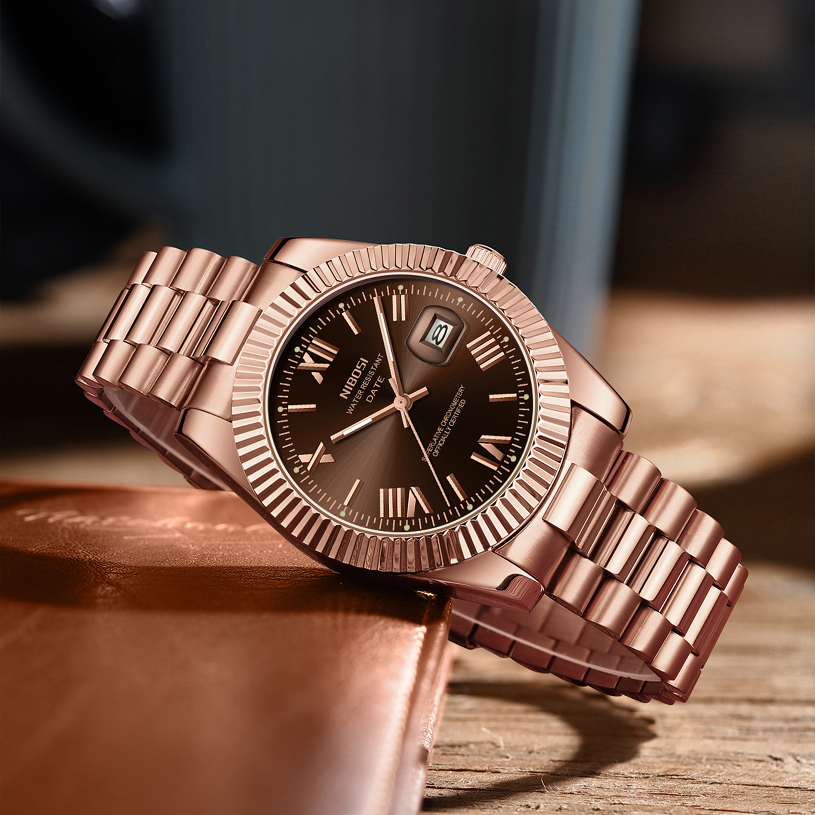 Nibosi Valenza Rose Gold Brown - 10