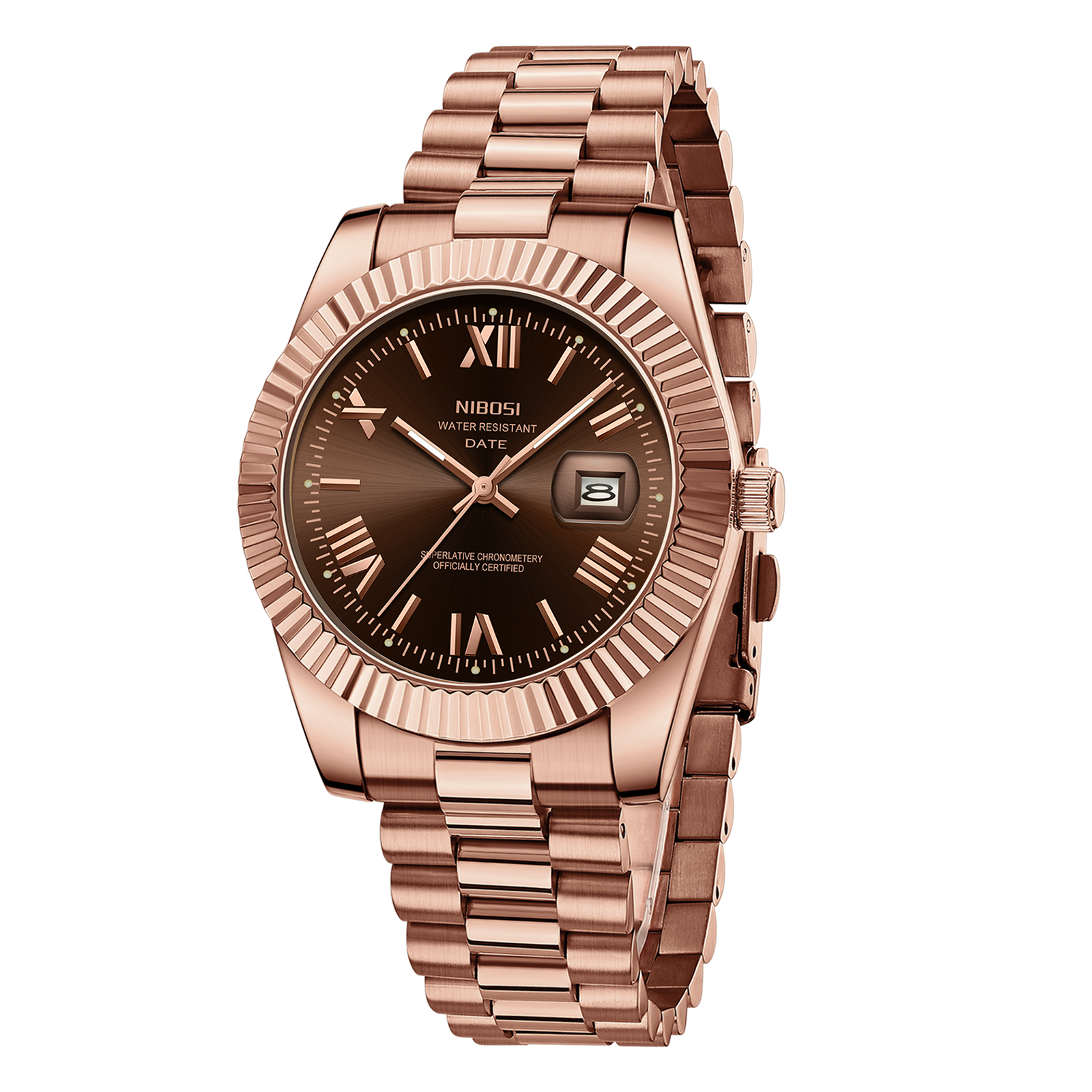 Nibosi Valenza Rose Gold Brown - 3