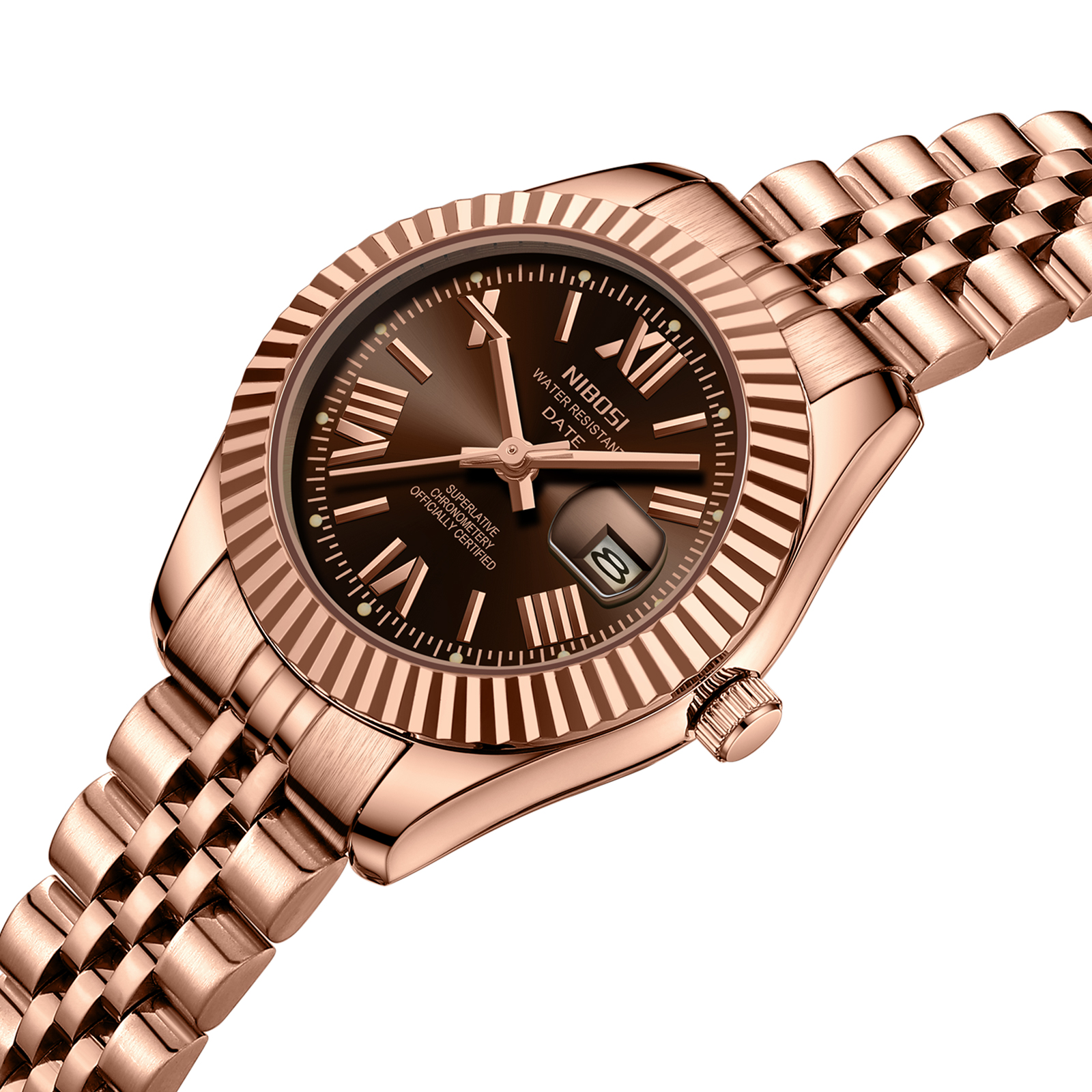 Nibosi Millbury Rose Gold Brown - 2
