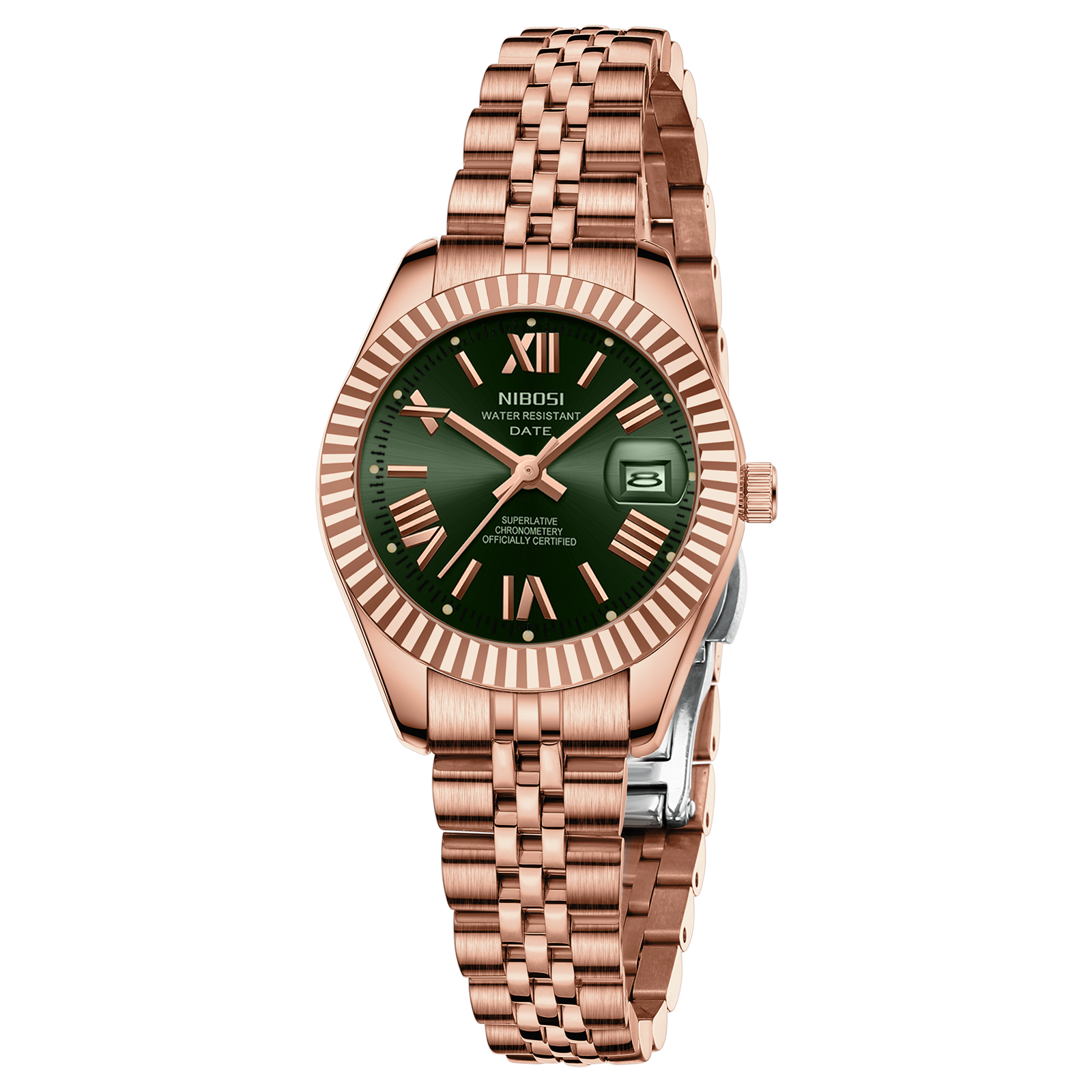 Nibosi Millbury Rose Gold Green - 3