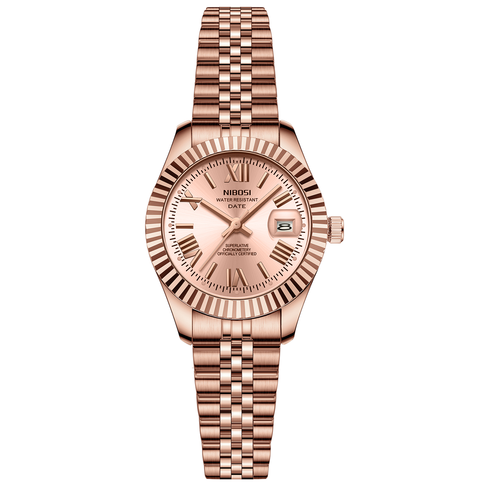 Nibosi Millbury Rose Gold | Damklockor | Klocktema