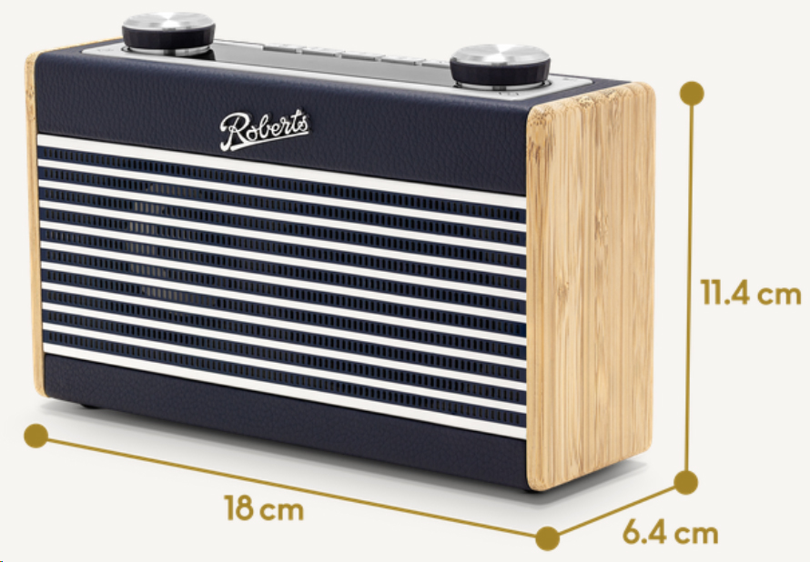 Roberts Radio Rambler Navy Blu - 5