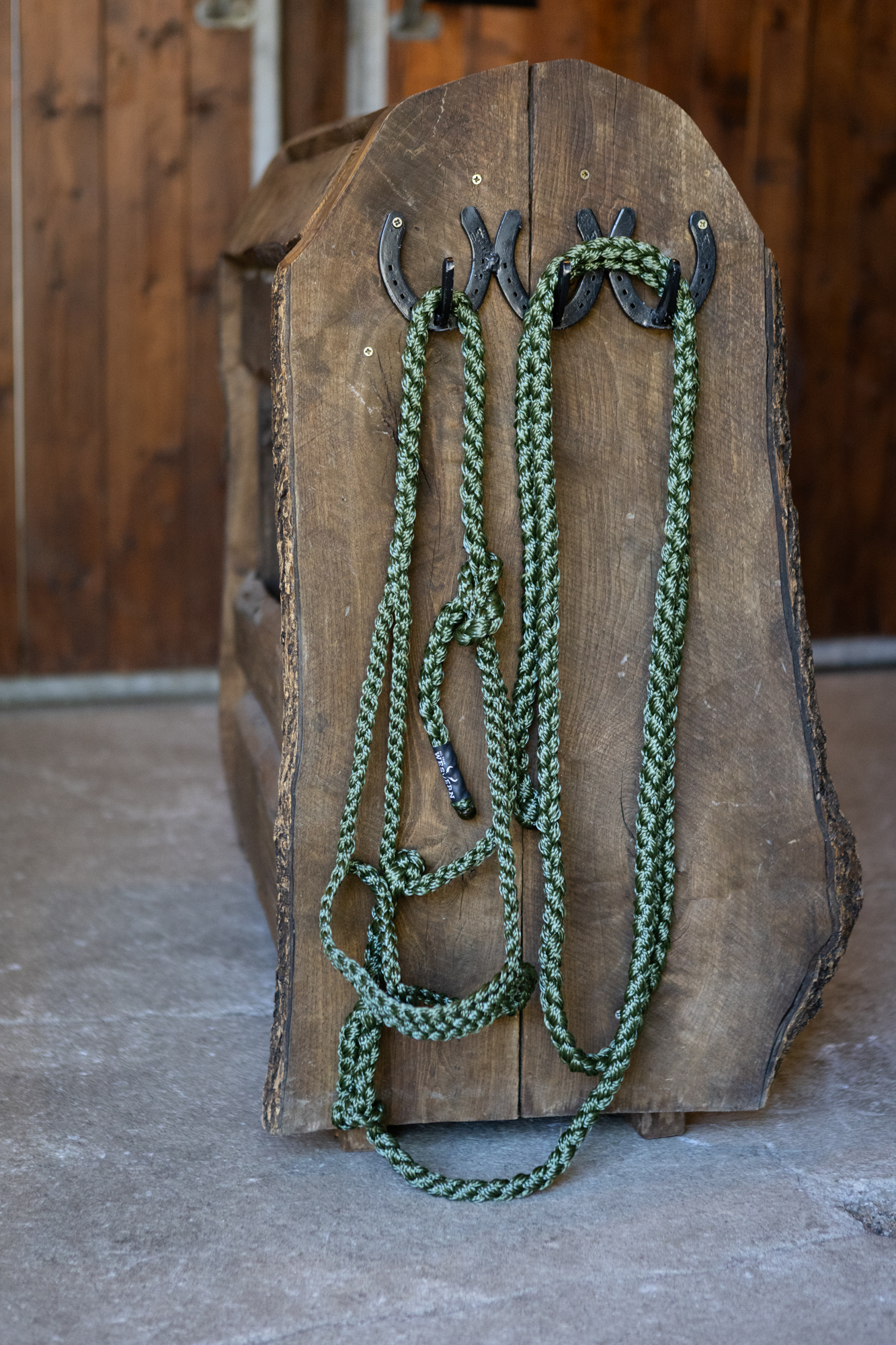 All That Braided Rope Halter- Olive