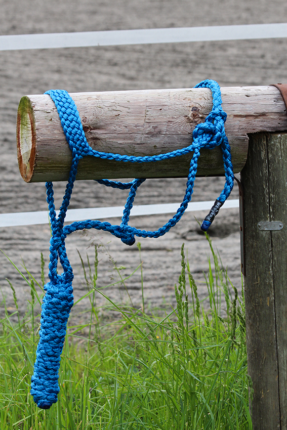 All That Braided Rope Halter- Turquoise - 2