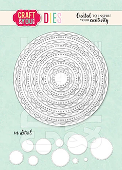 Circles Base Decorative Stiches Dies