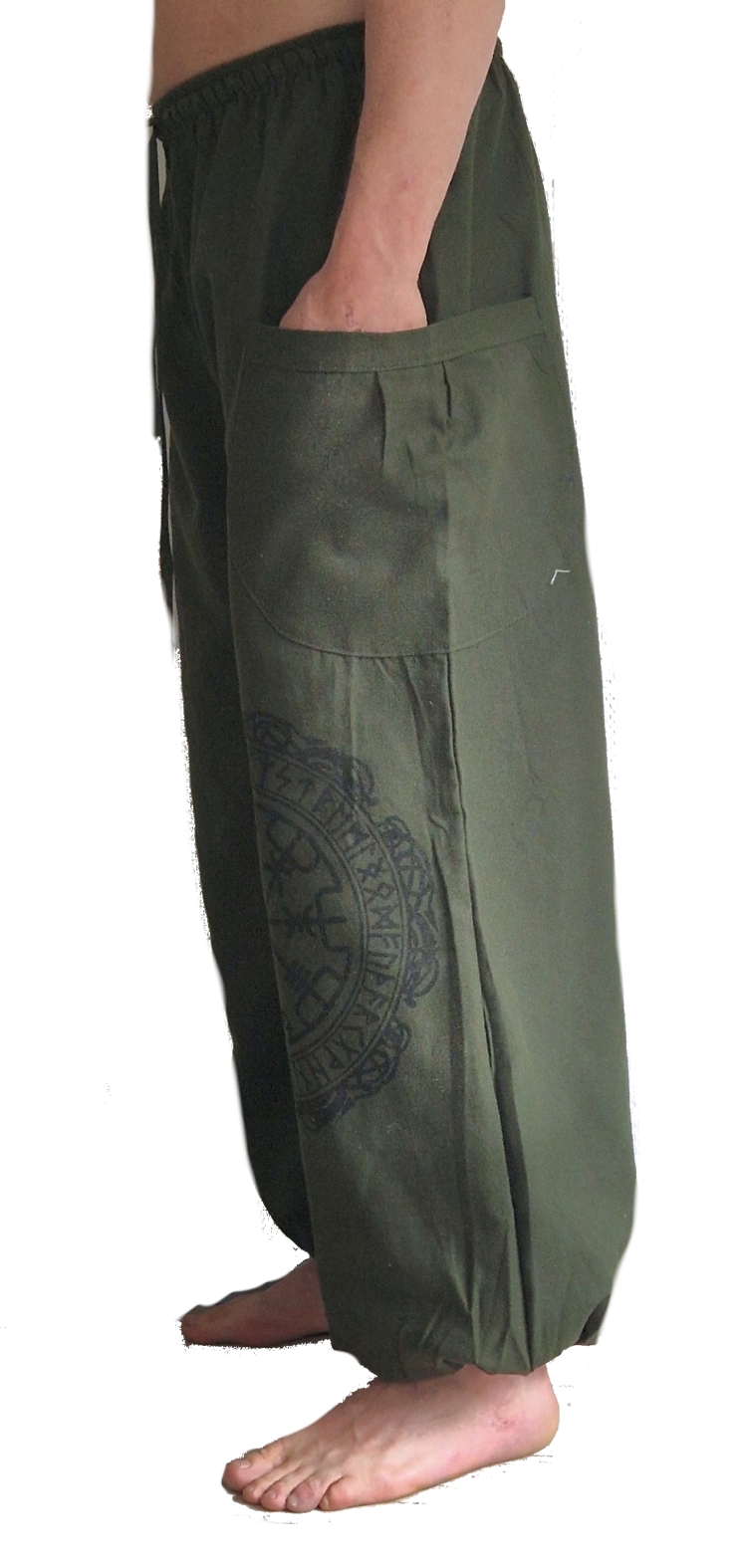 Baggy Raka Byxor - Vegvísir / Vägvisaren - 9
