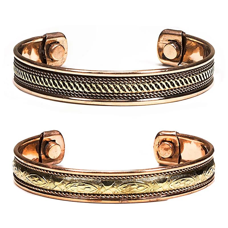 Koppar och Brons Magnetiska Armband
