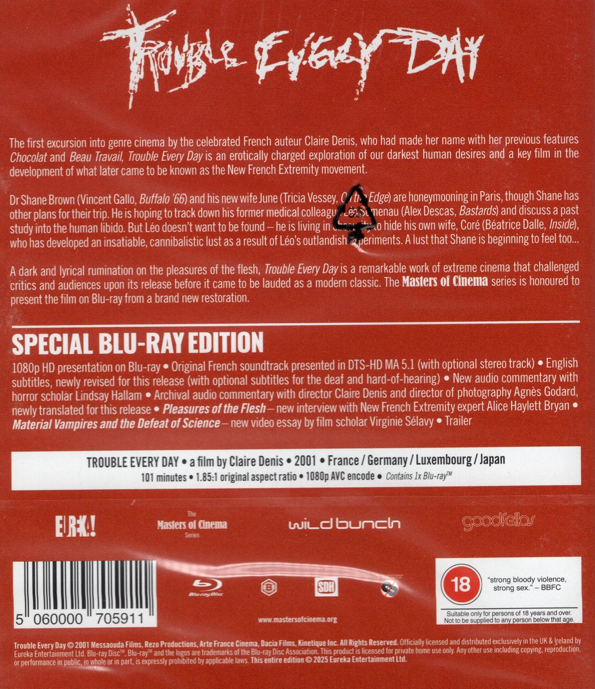 Trouble Every Day (Limited Edition) (ej svensk text) (Blu-ray) - 2
