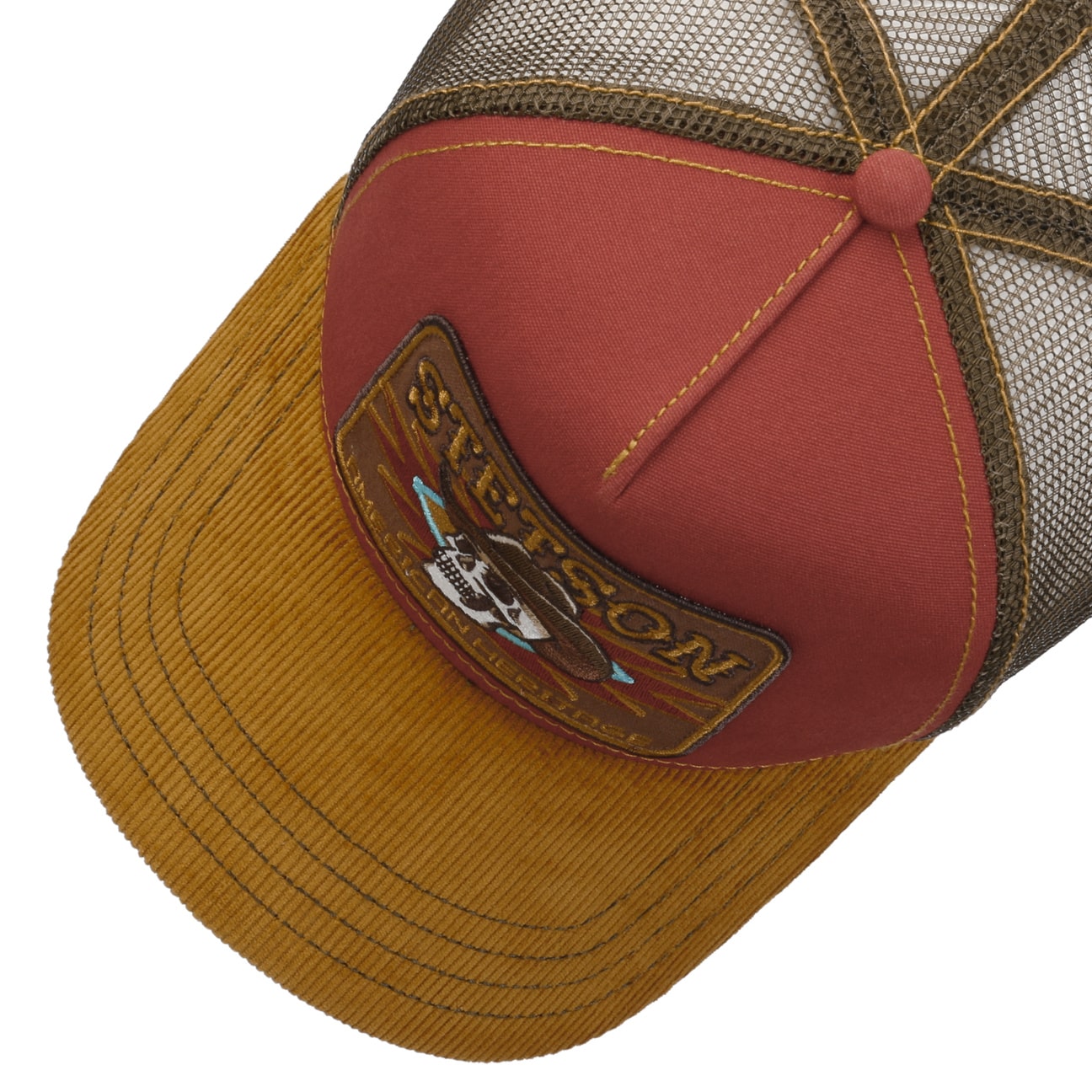 Cowboy Skull Trucker Cap