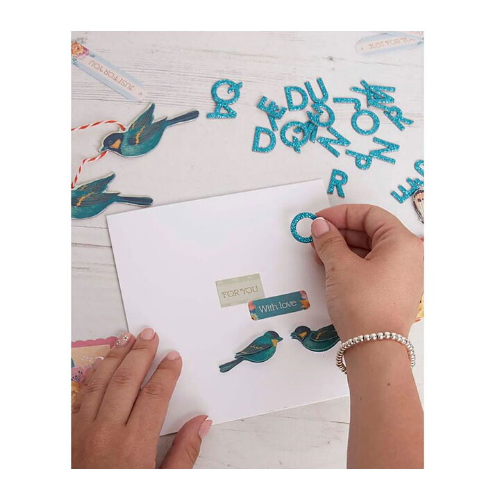 Bee & Bumble Gift Kit - Cardmaking Box Bluebirds & Roses