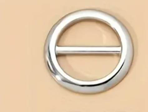 Sjalspänne Silver Rund
