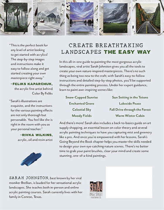 Sarah Johnston - Acrylic Landscapes for Beginners