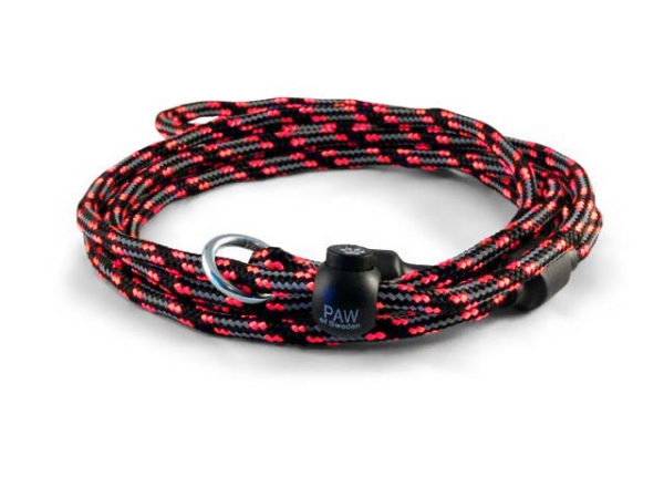 PAW of Sweden Retrieverkoppel Reflex Fashion 160 cm - Svart/Cerise