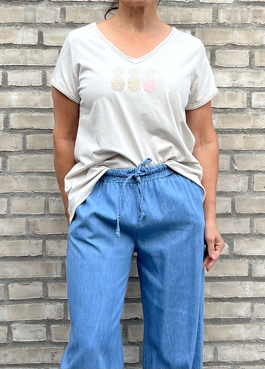 Marta T-shirt Gemma Beige - 2