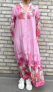 Soulful Klänning Milano Flower Rosa