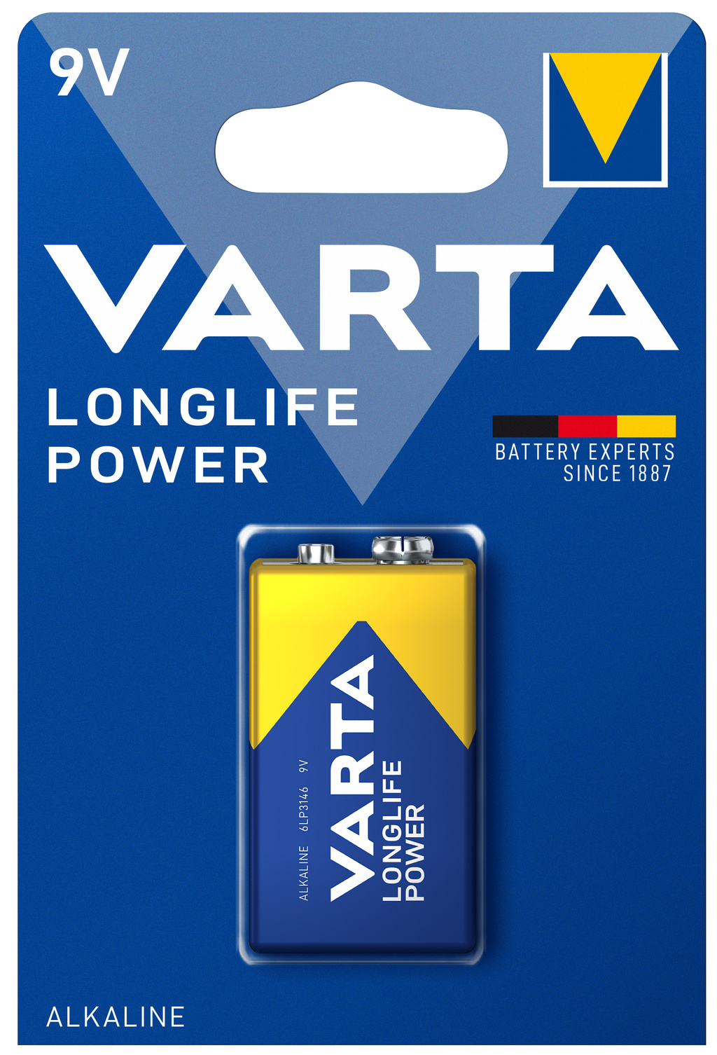 Varta 6LR61 9V Longlife Power Alkaliskt