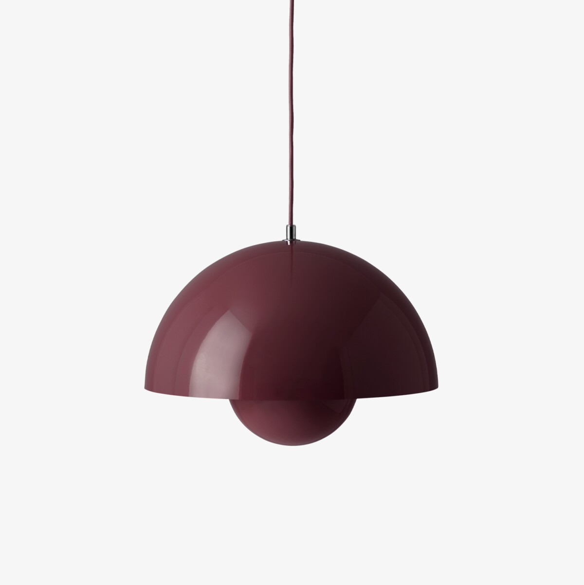  Flowerpot Pendant VP7 Dark plum