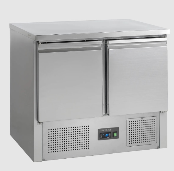 Frysbänk 700 mm djup Saladette GN1/1