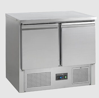 Frysbänk 700 mm djup Saladette GN1/1