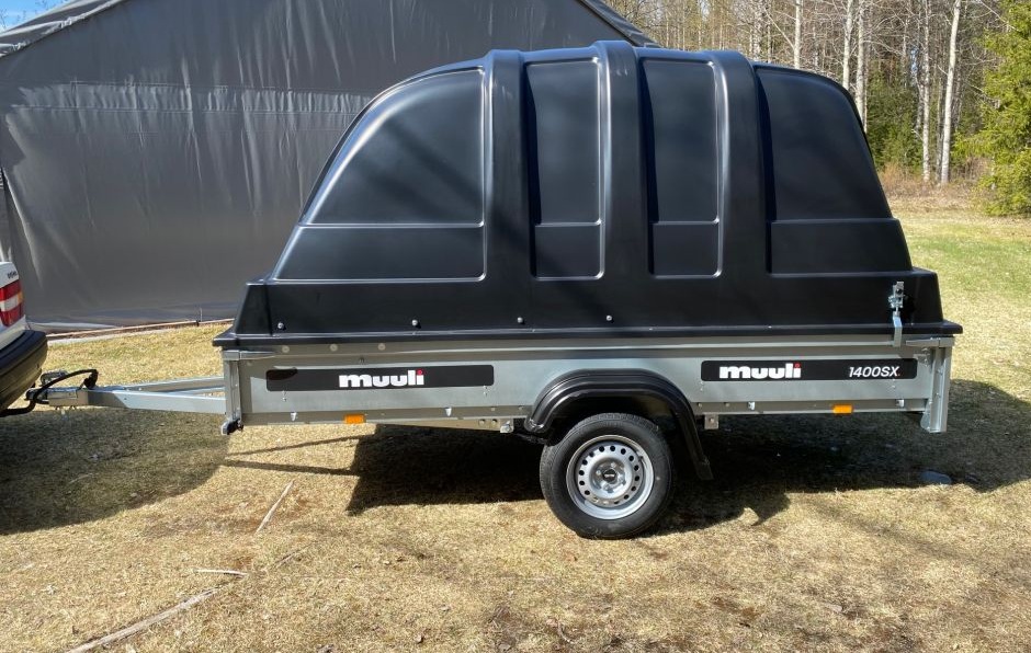 Kåpsläp Muuli 1400SX + Jaxal 125cm (EU-Trailer/80 Km/h) - 5