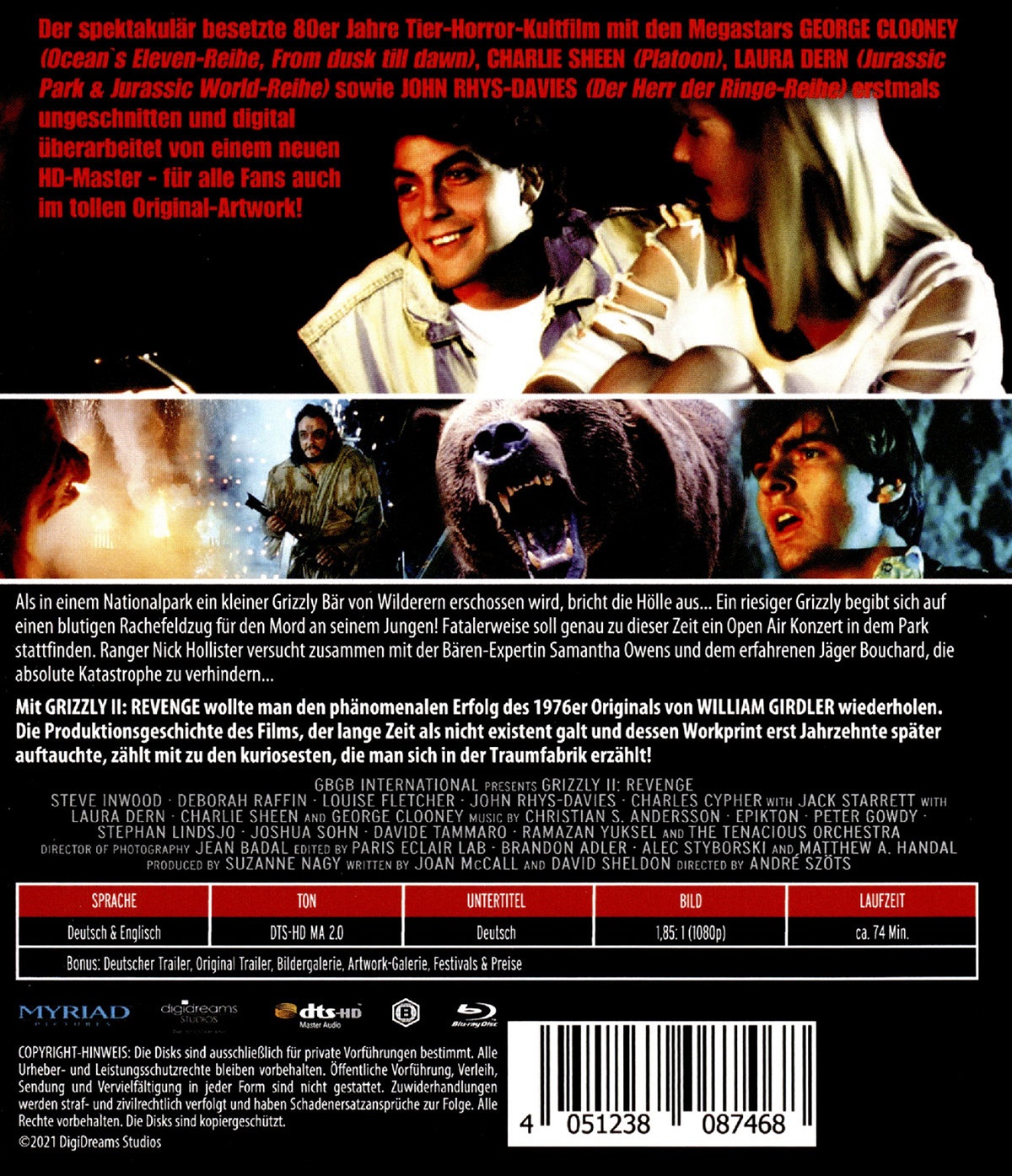 Grizzly II: Revenge (ej svensk text) (Blu-ray) - 2