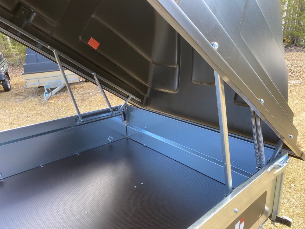 Kåpsläp Muuli 1600L + Jaxal 125cm (EU-Trailer/80 Km/h) - 9
