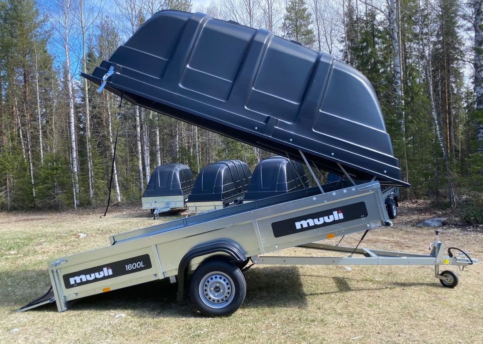 Kåpsläp Muuli 1600L + Jaxal 125cm (EU-Trailer/80 Km/h) - 10