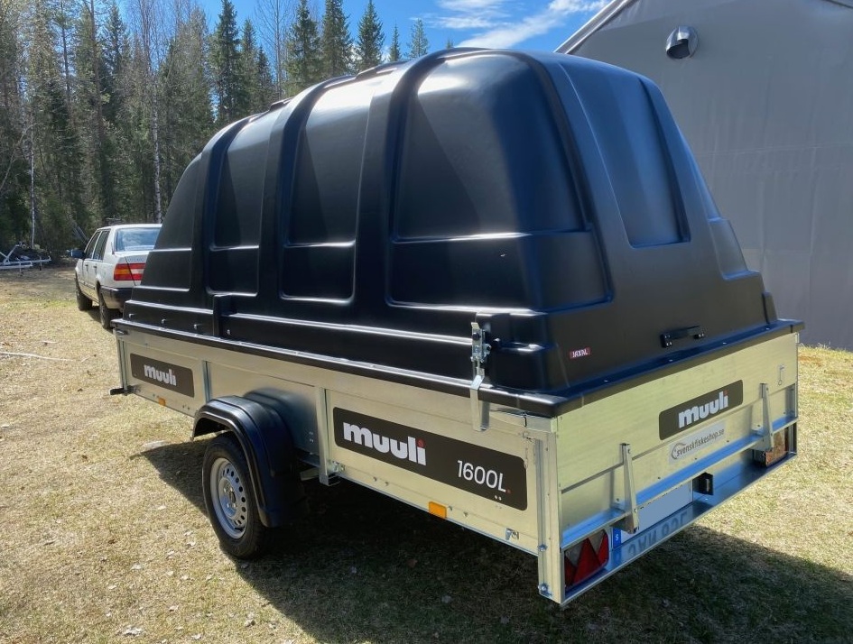 Kåpsläp Muuli 1600L + Jaxal 125cm (EU-Trailer/80 Km/h) - 4