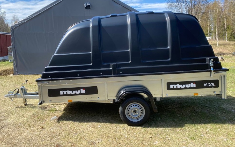 Kåpsläp Muuli 1600L + Jaxal 125cm (EU-Trailer/80 Km/h) - 5