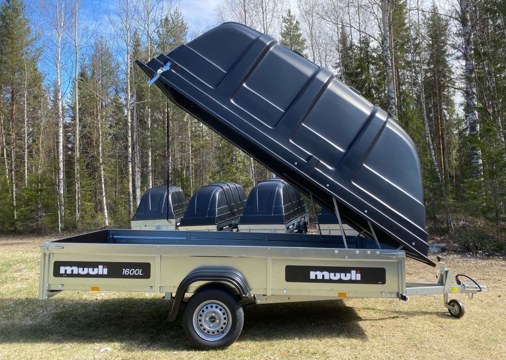 Kåpsläp Muuli 1600L + Jaxal 125cm (EU-Trailer/80 Km/h) - 7