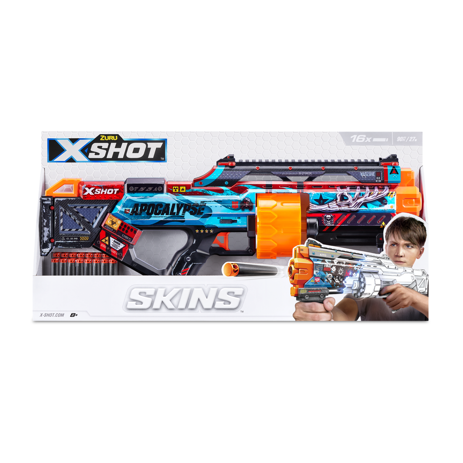 Zuru X-Shot Skins Last Stand Dart Blaster med 16 Pilar
