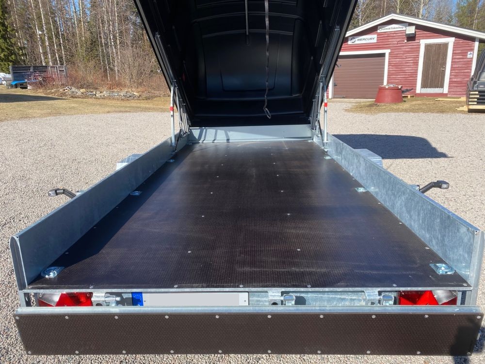 Kåpsläp Majava M 8540 J + Jaxal 125cm (Bromsad/80 Km/h) - 8
