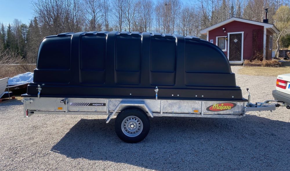 Kåpsläp Majava M 8540 J + Jaxal 125cm (Bromsad/80 Km/h) - 4