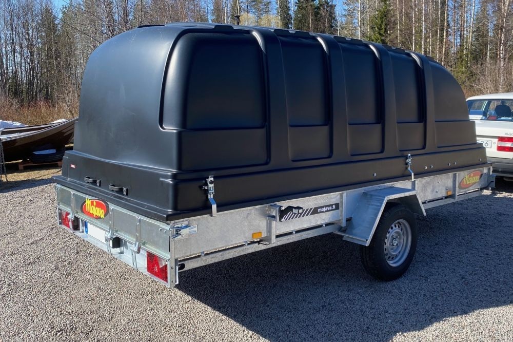 Kåpsläp Majava M 8540 J + Jaxal 125cm (Bromsad/80 Km/h) - 3