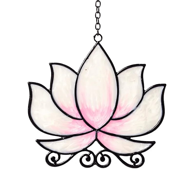 Fönsterhängare lotus vit