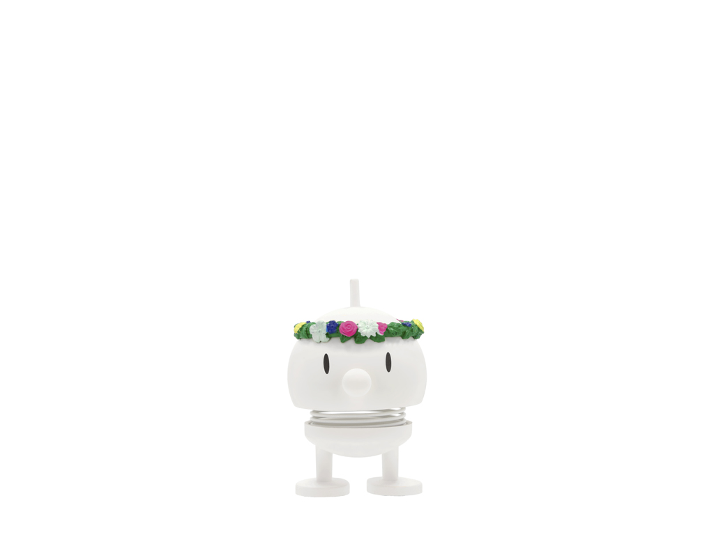 Hoptimist Midsommar Bumble Hoptimist 4,5 x 5,9 x 7,5 cm S White/vit